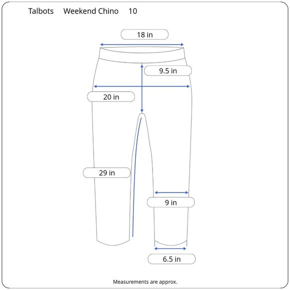 Talbots Women Weekend Chino Navy Blue Pink Polka Dot Relaxed Fit Size 10 - Picture 3 of 13